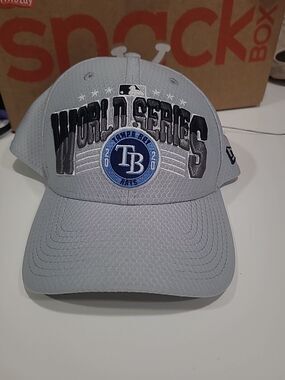 PLAYERS EXCLUSIVE  TAMPA BAY RAYS "2020 World Series" Hat One Sz Fits Most NWOT